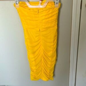 Strapless bodycon dress